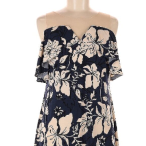 Liverpool Los Angeles Size 6 Hawaiian Print Dress - Picture 1 of 3